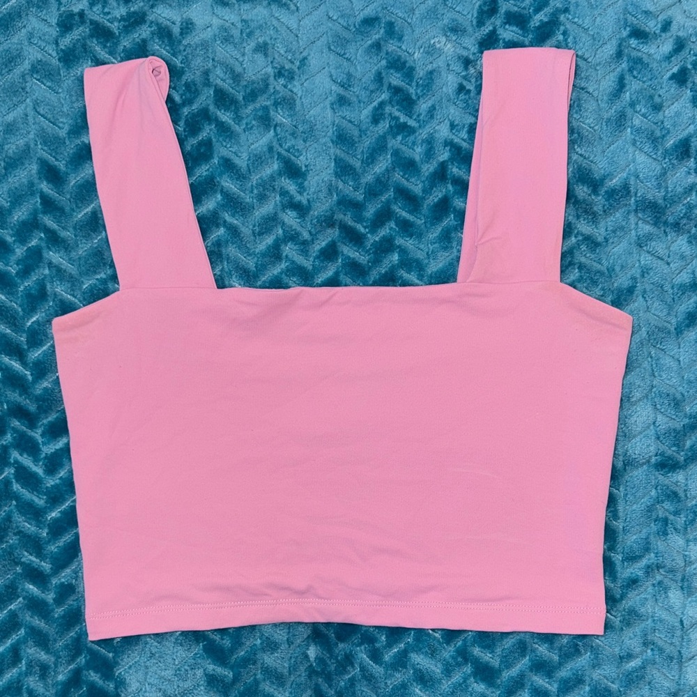 Susana Monaco 🩷 Pink 🩷 Crop Tank Top - M